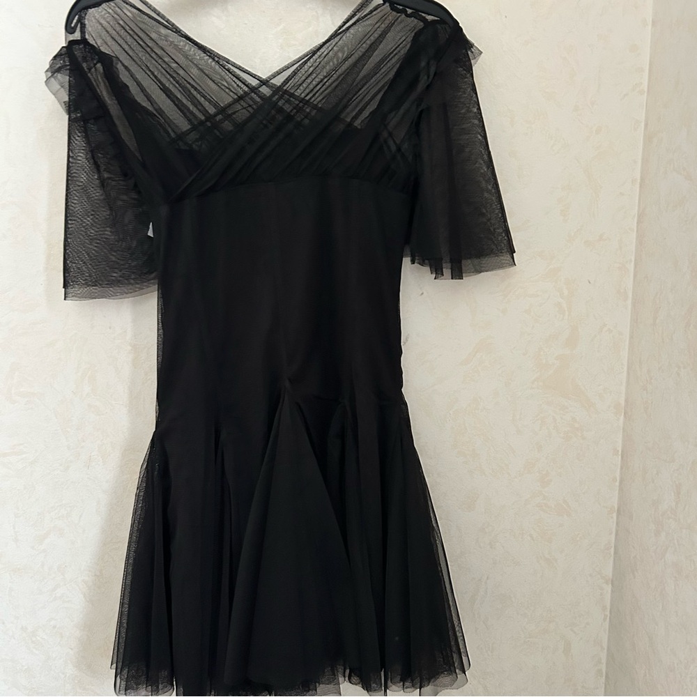 Lovely! Allsaints Madi Tulle dress black size 4 - Picture 10 of 10